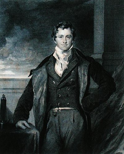 Portret van Sir Humphry Davy (1778-1829), uit 