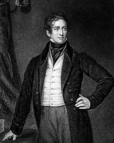 Sir Robert Peel (1788-1850), gegraveerd door J.Cochran (gravure) door Thomas (after) Lawrence