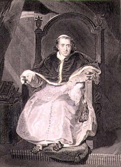 De Romeinse paus, Pius VII (Luigi Barnaba Chiaramonti) (1742-1823) gegraveerd door Samuel Freeman (1773-1857) uitgegeven door A. Fullarton & Co. door Thomas (after) Lawrence