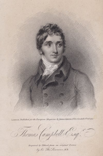 Thomas Campbell, Schotse dichter door Thomas (after) Lawrence
