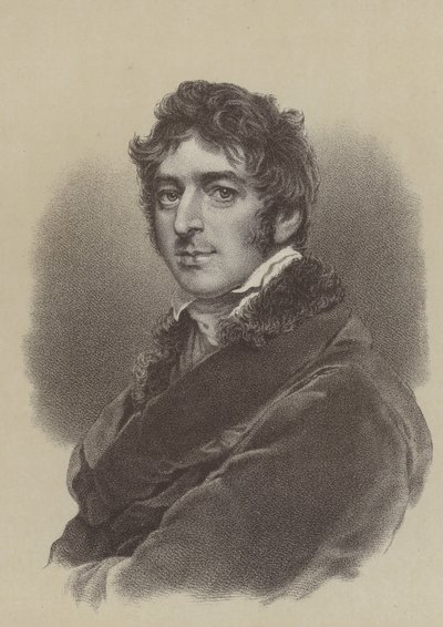 William Lamb, 2e burggraaf Melbourne, Britse premier 1834 en 1835-1841 (litho) door Thomas (after) Lawrence