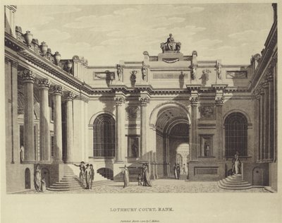 Lothbury Court, Bank of England door Thomas (after) Malton