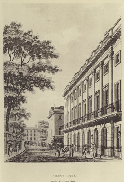 De Westelijke Tak van de Bank of England in Burlington Gardens door Thomas (after) Malton