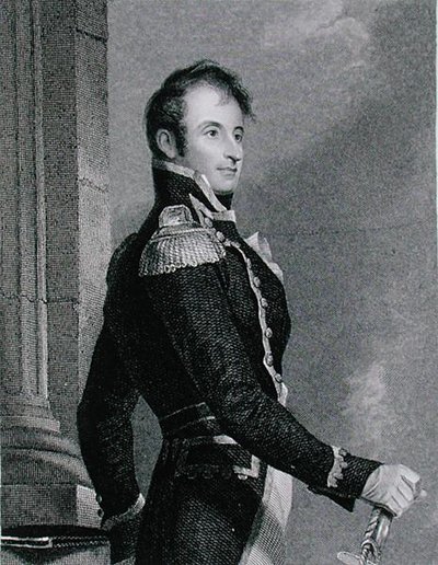 Stephen Decatur (1779-1820), gegraveerd door Asher Brown Durand naar een kopie van het origineel door James Herring door Thomas (after) Sully