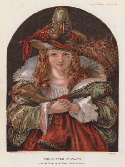 Le Chapeau de Brigand door Thomas (after) Uwins