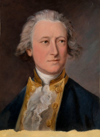 Kapitein de Eerwaarde Charles Phipps, c.1785 door Thomas (attr. to) Gainsborough