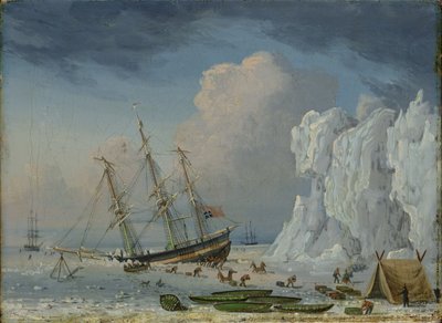 Gevangen in het IJs door Thomas A. Binks