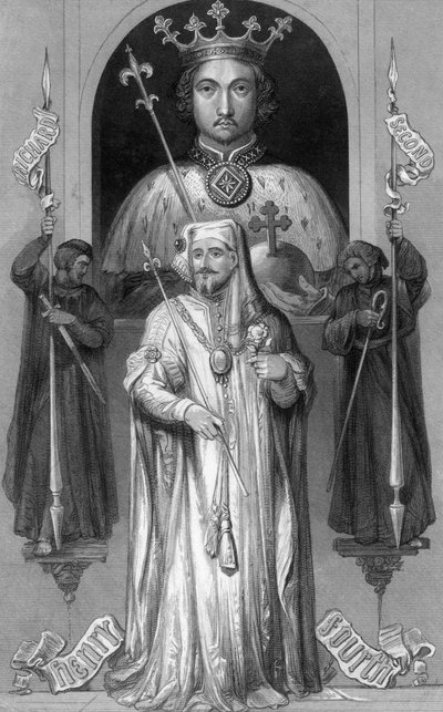 Richard II en Henry IV, koningen van Engeland door Thomas Abel Prior