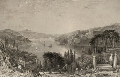 Boumeli Hissar, of het Kasteel van Europa door Thomas Allom