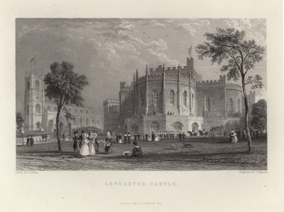 Kasteel van Lancaster door Thomas Allom