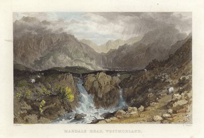 Mardale Head, Westmoreland door Thomas Allom