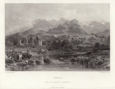 Sarddis door Thomas Allom