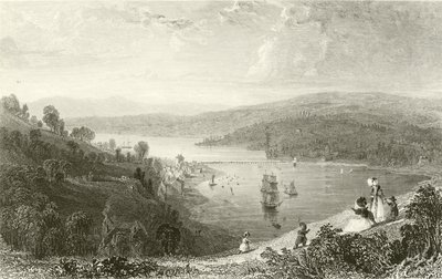 Teignmouth, vanaf de Ness door Thomas Allom