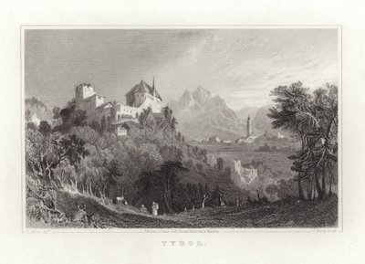 Tirol door Thomas Allom