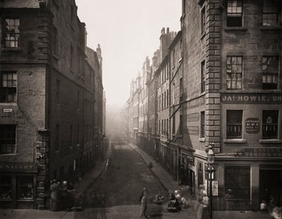 Bell Street, Glasgow, Schotland door Thomas Annan