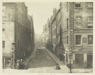 Bell Street vanaf High Street door Thomas Annan