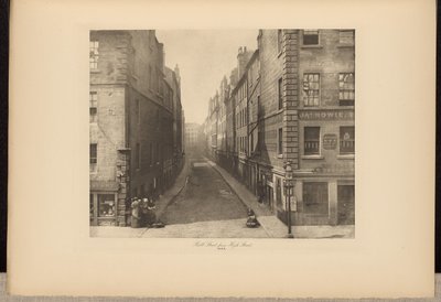 Bell Street vanaf High Street door Thomas Annan