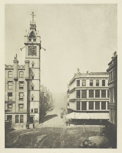 High Street vanaf het kruispunt door Thomas Annan
