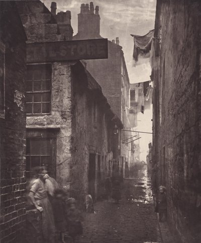 Oude Vennel, bij High Street door Thomas Annan