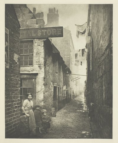 Oude Vennel bij High Street door Thomas Annan