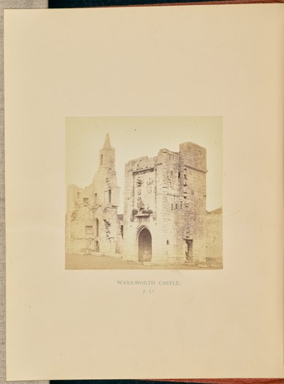 Kasteel Warkworth door Thomas Annan