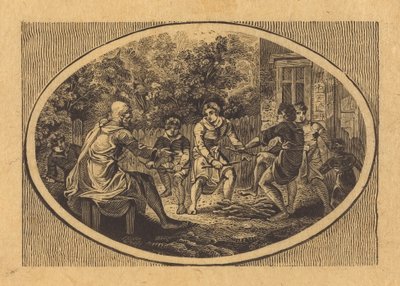 Der alte Mann und seine Söhne door Thomas Bewick