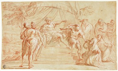 Scène uit de Romeinse geschiedenis door Thomas Blanchet