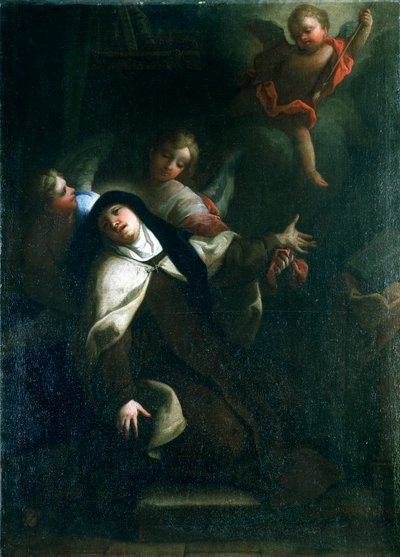 St. Theresa van Avila, c. 1634-1689 door Thomas Blanchet