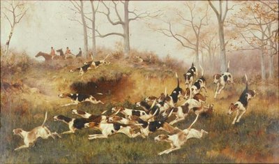 In volle vaart, c.1880 door Thomas Blinks