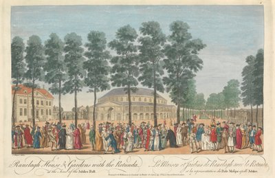 Ranelagh House & Gardens met de Rotunda ten tijde van het Jubileumbal door Thomas Bowles