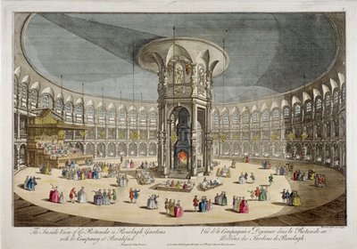 De Rotunda in Ranelagh Gardens, Chelsea, Londen, ca. 1750 door Thomas Bowles