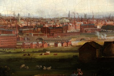 Uitzicht op Leeds door Thomas Burras