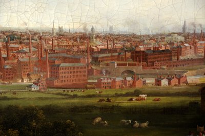 Uitzicht op Leeds door Thomas Burras