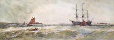 Onstuimig Weer, Portsmouth door Thomas Bush Hardy