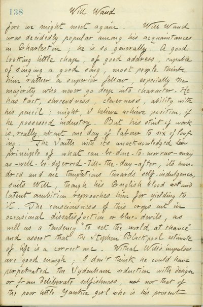 Beschrijft William Waud door Thomas Butler Gunn