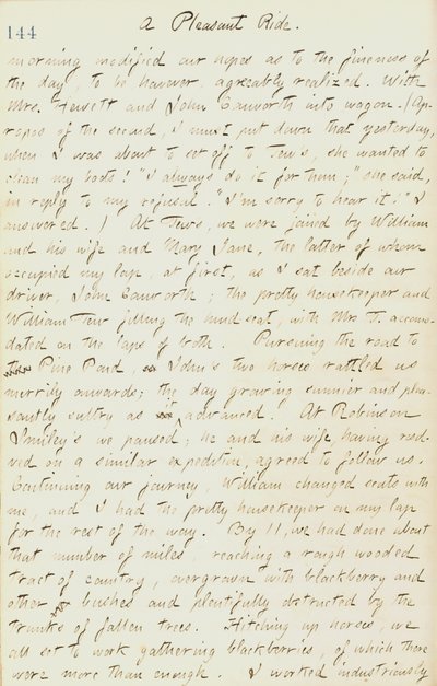 Dagboeken van Thomas Butler Gunn - Deel 17, pagina 156, 7 september 1861 door Thomas Butler Gunn