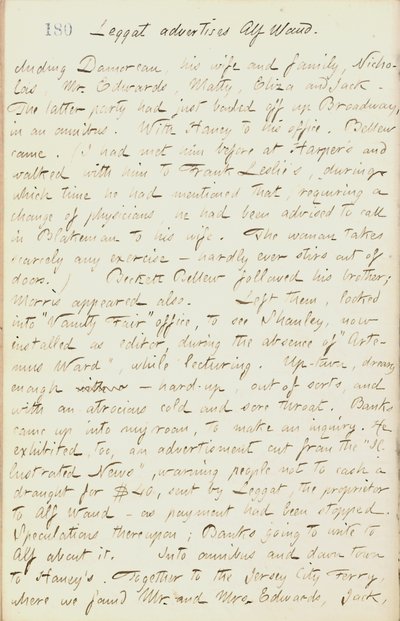 Dagboeken van Thomas Butler Gunn - Deel 18, pagina 198, 29 januari 1862 door Thomas Butler Gunn