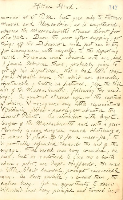Thomas Butler Gunn Dagboeken - Deel 20, pagina 161, 8 september 1862 door Thomas Butler Gunn