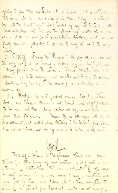 Dagboeken van Thomas Butler Gunn - Deel 2, pagina 70, 29 maart - 1 april 1851 door Thomas Butler Gunn