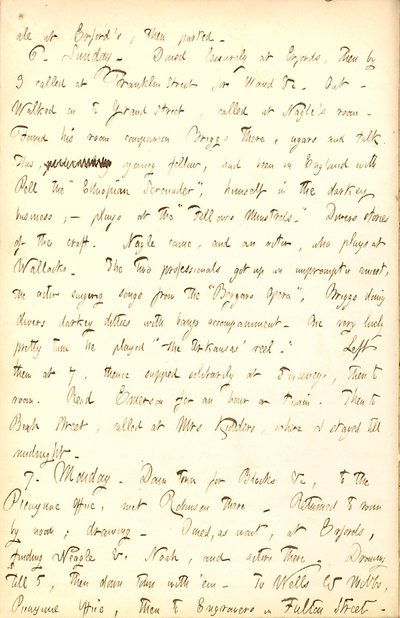 Thomas Butler Gunn Dagboeken- Volume 5, pagina 164, 5-7 maart 1853 door Thomas Butler Gunn