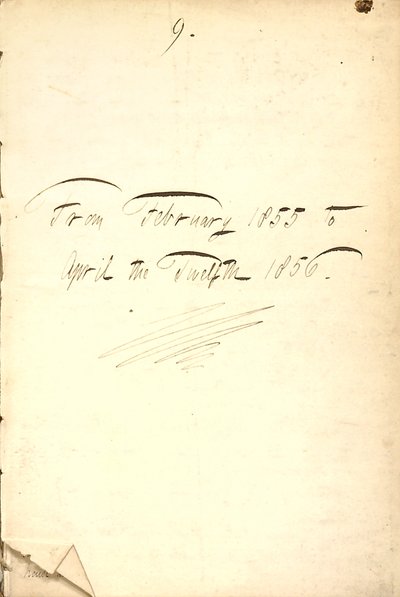 Thomas Butler Gunn Dagboeken- Volume 7, pagina 5, 1855-1856 door Thomas Butler Gunn