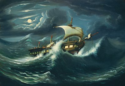 Stormfregat door Thomas Chambers