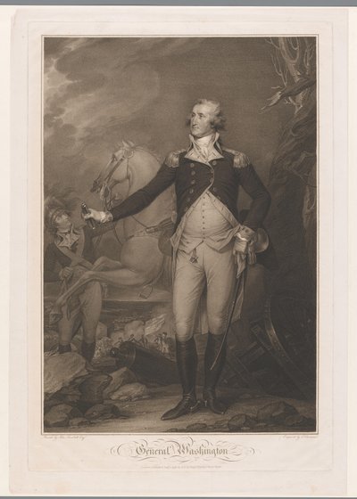 Portret van George Washington door Thomas Cheesman