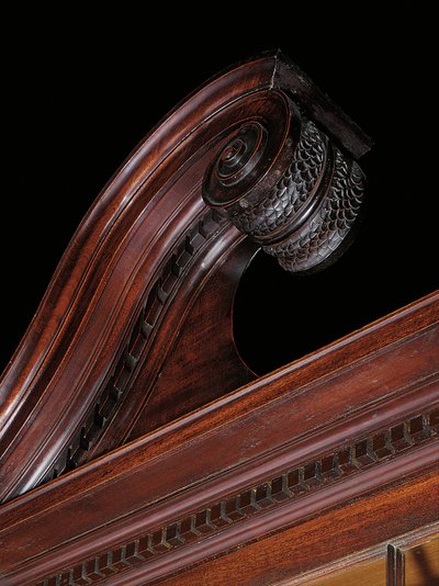 Een George III boekenkast door Thomas Chippendale