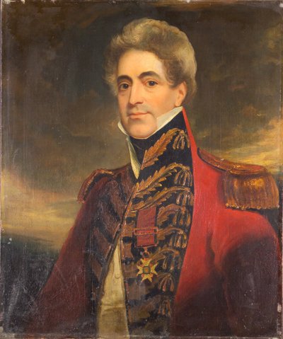 Generaal-majoor William Casement, militair secretaris van de regering van India en lid van de Hoge Raad door Thomas Clement Thompson