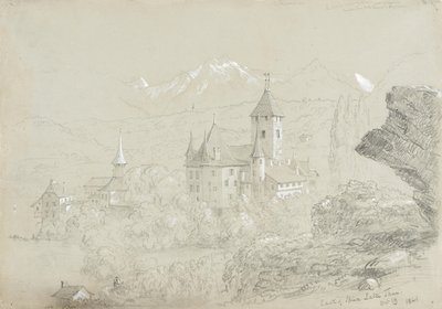 Kasteel van Spiez door Thomas Cole
