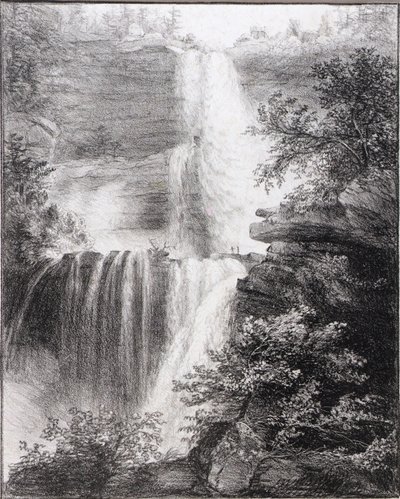 Watervallen bij Catskill door Thomas Cole