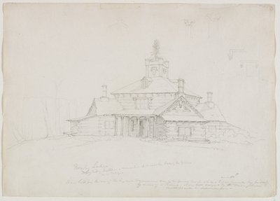 Hornby Lodge, 1839 door Thomas Cole