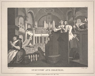 Industry and Idleness [naar Hogarth
