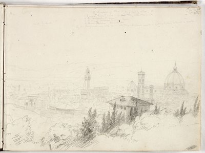 Panorama van Florence door Thomas Cole